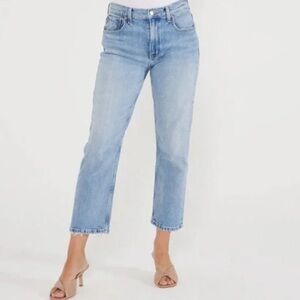 NWT Etica Rae Mid Rise Crop River Cliff Jeans Size 24